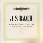 バッハ 平均律クラヴィーア曲集 第2巻 輸入楽譜 Bach wohltemperiertes klavier ピアノ 洋書