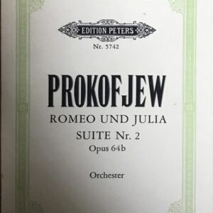 プロコフィエフ ロメオとジュリエット 組曲第2番 ミニスコア 輸入楽譜 Prokofjew Romeo und Julia suite No.2 Op.64b オーケストラ 洋書