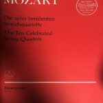 モーツァルト 弦楽四重奏曲選集 輸入楽譜 mozart string quartets バイオリン ビオラ チェロ 洋書