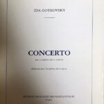ゴトコフスキー サクソフォン協奏曲 輸入楽譜 gotkovsky concerto pour saxophone alto et piano アルトサクソフォン ピアノ 洋書