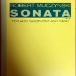 ムチンスキー アルト・サクソフォン・ソナタ Op. 29 輸入楽譜 muczynski sonata for alto saxophone and piano アルトサクソフォン 洋書