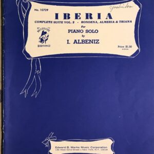 アルベニス イベリア 第2巻 輸入楽譜 albeniz iberia ピアノ・ソロ piano solo 洋書