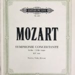 モーツァルト バイオリン、ビオラとオーケストラのための協奏交響曲 変ホ長調 KV 364 輸入楽譜 mozart symphonie concertante ピアノ 洋書