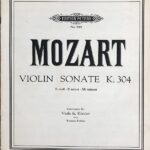 モーツァルト バイオリン・ソナタ ホ短調 KV 304 ビオラのための編曲 輸入楽譜 mozart Sonate e-moll KV 304 viola & klavier 洋書