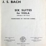 バッハ 無伴奏チェロ組曲 無伴奏ヴィオラ用編曲 輸入楽譜 bach six suites for viola ビオラ ソロ 洋書