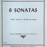 ヴィヴァルディ 6つのソナタ 輸入楽譜 vivaldi 6 sonata for viola and piano ビオラ ピアノ 洋書