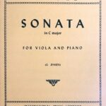 ヘンデル ソナタ ハ長調 輸入楽譜 handel Sonate C-Dur for viola and piano ビオラ ピアノ 洋書