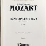 モーツァルト ピアノ協奏曲 第9番 変ホ長調 KV 271 輸入楽譜 mozart piano concert no.9 for two pianos 2台ピアノ 洋書