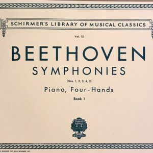 ベートーヴェン 交響曲全集 第1巻 ピアノ連弾 ( 第1-2番、第3番 「英雄」、第4番、第5番「運命」 ) 輸入楽譜 beethoven Symphonien 洋書