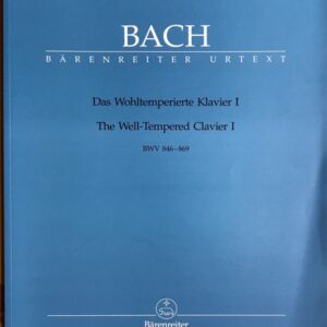 バッハ 平均律クラヴィーア曲集 第1巻 BWV 846-869 輸入楽譜 bach Wohltemperierte Klavier ピアノ・ソロ piano 洋書