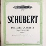 シューベルト ピアノ五重奏曲 イ長調 輸入楽譜 Klavier-Quintett パート譜セット ピアノ バイオリン ビオラ チェロ 洋書