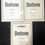 ベートーヴェン ピアノ三重奏曲 op1 beethoven Trios 1-6 バイオリン/ヴァイオリン/peters/ペータース