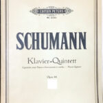 シューマン ピアノ五重奏曲 Op44 schumann klavier quintett バイオリン/ヴァイオリン/peters/ペータース