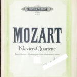 モーツァルト ピアノ四重奏曲 kv478/kv493 mozart klavier quartette バイオリン/ヴァイオリン/peters/ペータース