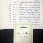 ヨハン クリスティアン バッハ シンフォニア op18-2 Johann Christian Bach sinfonia フルスコア/オーケストラ/peters
