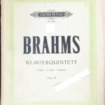ブラームス ピアノ五重奏曲 Op34 brahms klavierquintett バイオリン/ヴァイオリン/peters/ペータース