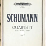シューマン ピアノ四重奏 Op47 schumann quartett バイオリン/ヴァイオリン/peters/ペータース