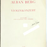 ベルク ヴァイオリン協奏曲 berg violinkonzert バイオリン/universal/ユニバーサル/ピアノ