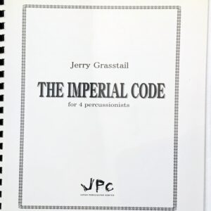 ジ・インペリアル・コード 打楽器4重奏楽譜 the imperial code jerry grasstail 吹奏楽/JPC/アンサンブル