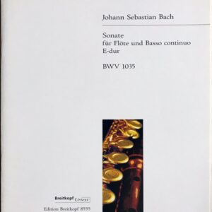 バッハ フルート・ソナタ 第6番 ホ長調 BWV 1035  bach sonate for flute and basso continuo