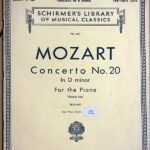 モーツァルト ピアノ協奏曲 第20番 ニ短調 KV 466 Mozart concert No.20 in D minor for the piano