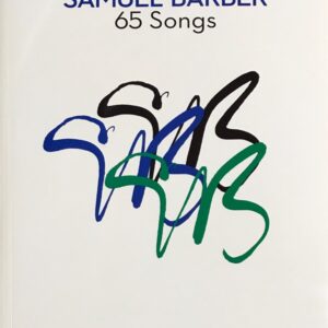 バーバー 65 Songs(中/低声用) Barber ヴォーカル 声楽