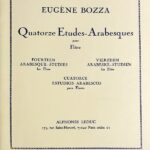 ボザ １４のアラベスク練習曲 Bozza Quatorze Etudes-Arabesques pour Flute フルート