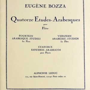 ボザ １４のアラベスク練習曲 Bozza Quatorze Etudes-Arabesques pour Flute フルート