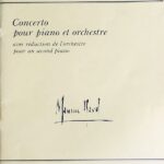 ラヴェル ピアノ協奏曲 ト長調 2台ピアノ Ravel Concerto pour piano et orchestre