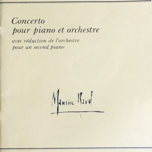 ラヴェル ピアノ協奏曲 ト長調 2台ピアノ Ravel Concerto pour piano et orchestre