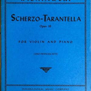 ヴィエニャフスキ スケルツォ・タランテラ Op. 16 (ヴァイオリンとピアノ) Wieniawski Scherzo-Tarantella for violin and piano