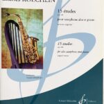 ケックラン 15の練習曲 Op.188(アルト・サクソフォンとピアノ) グレメーユ編 オリジナル版 Koechlin 15 Etudes Op.188