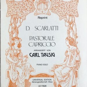 スカルラッティ Pastorale Capriccio arrangiert von Carl Tavsig Piano solo Scarlatti ピアノ・ソロ