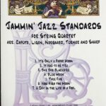 弦楽四重奏のためのジャミン・ジャズ・スタンダード集  Jammim' Jazz Standards for String Quartet ヴァイオリン ビオラ チェロ