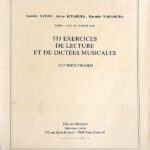 佐藤寛一,北村昭,中村初穂 533の練習曲と問題集 533 Exercices de Lecture et Dedictees Musicales 教本 ソルフェージュ