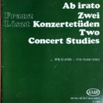 リスト 2つの演奏会用練習曲 Liszt zwei konzertetuden Two Concert Studies ピアノ・ソロ