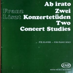 リスト 2つの演奏会用練習曲 Liszt zwei konzertetuden Two Concert Studies ピアノ・ソロ