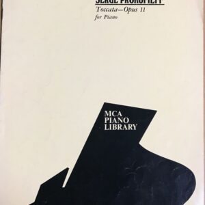 プロコフィエフ トッカータ Op.11 Prokofieff Toccata Op.11 for piano ピアノ