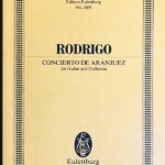 ロドリーゴ アランフェス協奏曲 小型スコア Rodrigo Concierto de Aranjuez