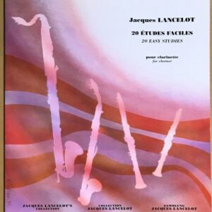 ランスロ 20のやさしい練習曲 Lancelot 20 etudes fasiles pour clarinette  20 easy studies for clarinet クラリネット