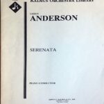 アンダーソン セレナータ Anderson Serenata piano conductor
