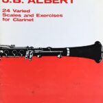 アルバート 24のスケールと練習曲 Albert 24 Varied Scales and Exercises for Clarinet クラリネット
