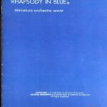 ガーシュウィン ラプソディ・イン・ブルー オーケストラ・スコア (小型スタディスコア) Gershwin Rhapsody in blue