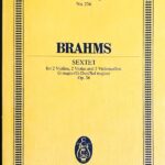 ブラームス 弦楽六重奏曲 第2番 ト長調 Op.36 スタディスコア Brahms Streich-Sextett Nr.2 G-dur Op.36/Ed. Altmann