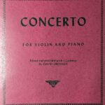 ハチャトゥリアン バイオリン協奏曲 バイオリンとピアノ Khachaturian Concerto for violin and piano