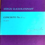 ラフマニノフ ピアノ協奏曲 第1番 Op.1 Rachmaninoff concerto　No.1 Op.1 two pianos ピアノ・リダクション 2台ピアノ