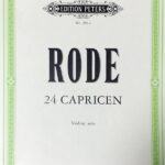 ローデ カプリス バイオリン・ソロ Rode 24 Capricen