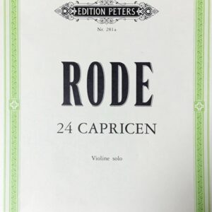 ローデ カプリス バイオリン・ソロ Rode 24 Capricen