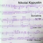 カプースチン ソナチネ Op.100 ピアノ・ソロ Kapustin Sonatina piano solo
