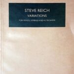スティーヴ・ライヒ 管楽、弦楽と鍵盤のための変奏曲 フルスコア Steve Reich Variations For Wind, String And Keybords